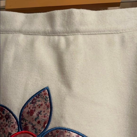 Sugar Thrillz White Pink Embellished Skater Mini Skirt - Picture 4 of 8